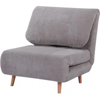 Homcom Schlafsofa Verstellbar im Cord-Optik 82 x 89 x