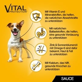 Pedigree Portionsbeutel Megapack mit 4 Varietäten in Sauce 40 x 100 g