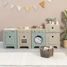 Musterkind MUSTERKIND® Kinder-Waschmaschine Mix & Match, salbei/natur grün