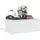 furnicato Couchtisch Weiß Holz 80 x 31 x 80 cm