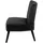 Beliani Sessel VAASA Polyester 60 x 85 x 61 cm Schwarz/Braun