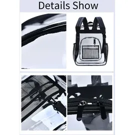eulihent Durchsichtiger Rucksack Transparent