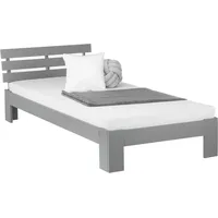 Homestyle4u 90 x 200 cm Grau