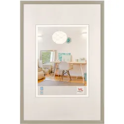 walther + design Lifestyle Kunststoff Bilderrahmen 013X018 GRAU