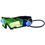 Lexibook Spy Mission, Spionage-Nachtsichtbrille, einziehbare LED-Leuchten, grün getöntes Glas, verstellbare Gummibänder, schwarz, RPSPY04