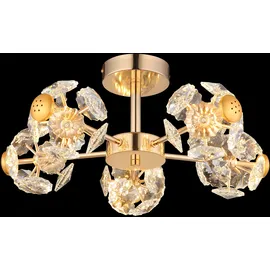 GLOBO LIGHTING Deckenleuchte "FLORIELLA", in Gold