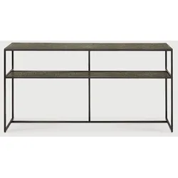 Ethnicraft Pentagon Konsole 150x40x75 cm - Schwarz