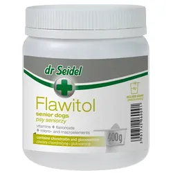 Dr. Seidel FLAWITOL für ältere Hunde Vitamin- und Mineralstoffpräparat mit Traubenflavonoiden 400g
