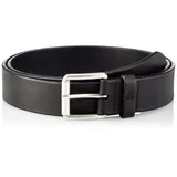 Marc O'Polo Marc OߴPolo Herren Gürtel aus Leder mit Metall-Schnalle, Schwarz (Black), 110