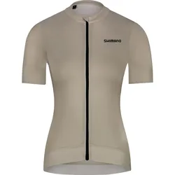 Shimano W's Stile Short Sleeves Jersey feather beige XL