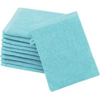 ZOLLNER Waschhandschuh,, Blau, 16x21 cm, Oeko-Tex® Standard 100, Badtextilien,