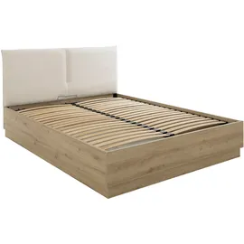 Gami Stauraumbett 160 x 200 cm Beige