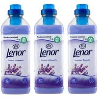 3x Lenor Lavendel Kamille Konzentrierter Flüssiger Weichspüler 42 Washes 966ml