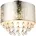 Deckenlampe 1 rund silber