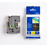 Brother TZe-344 gold auf schwarz