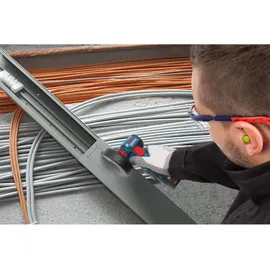 Bosch GWS 12V-76 inkl. 2 x 4,0 Ah + Ladegerät in L-Boxx