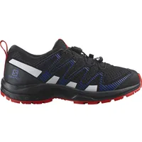 Salomon Xa Pro V8 Wanderschuhe - Black / Lapis Blue / Fiery Red - EU 39