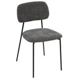 Stuhl Lara Grau, stapelbar