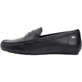 Tommy Hilfiger Flag Leather Driver Loafer Schwarz 38