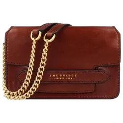 The Bridge Lucrezia Schultertasche Leder 18.5 cm  braun