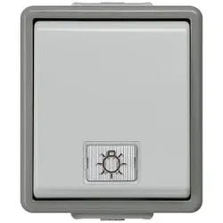 Siemens 5TA4711 DELTA fläche IP44 AP Ausschalter mit Fenster und LED-Einsatz