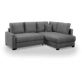 exxpo - sofa fashion »Chester, Boxspring Federkern-Polsterung, bequem, Breite 241cm, L-Form« L-Form, schmale Armlehnen, Bettfunktion u. Bettkasten