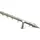 GARDINIA Gardinenstangen Set Kegel 1-läufig 20mm 200cm Edelstahl-Optik