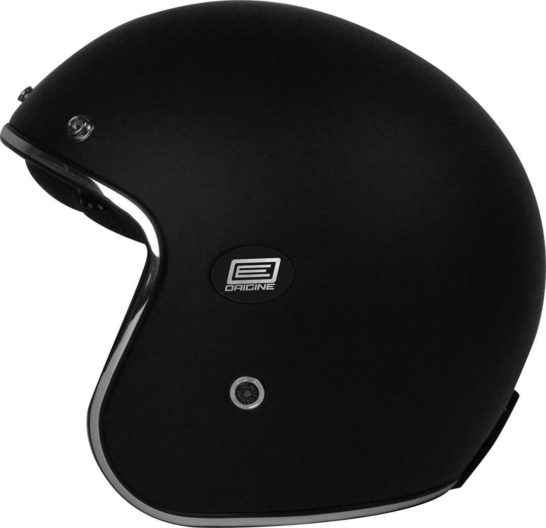 Origine Sirio Jet helm Mat zwart, zwart, XS Voorman