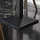 GGM Möbel BPA | Bistro Tisch | Quadratisch | Edelstahl Rand | 60 x 60 x 78,5 cm | Weiß Marmor / Schwarz