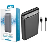 Forever Powerbank 20000 mAh schwarz