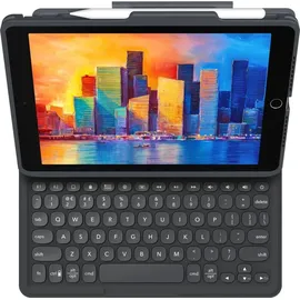 ZAGG Pro Keys Tastatur Hülle für iPad 10,2'' grau / schwarz