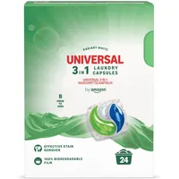 Amazon Universal Wäschekapseln 3in1 24 Waschgänge Waschmittel Tabs