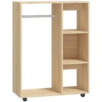 vidaXL Kleiderschrank Sonoma-Eiche 80x40x110 cm Holzwerkstoff