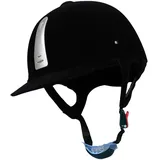 Harilla Reithelm Sommer Reitmütze Outdoor Sportmütze Mütze Reitmütze, Reitkappe Leichte Reitausrüstung, Schwarz silbrig