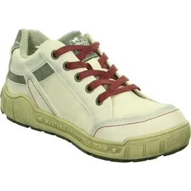 Mustang Damen Schnürschuh Halbschuh Reißverschluss Schnürung 1290-302, Größe:39 EU, Farbe:Weiß - Weiß - 39