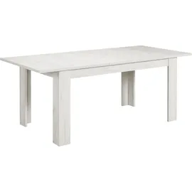 Homestyle4u Esstisch 90,5 x 76,5 x 160 cm weiß