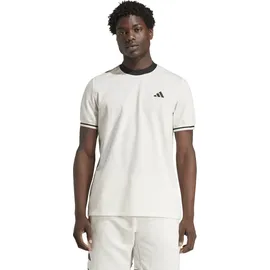 adidas Tennis Tshirt Heritage Tee weiss/beige Herren