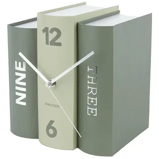 Karlsson KA5756GR Wand- Tischuhr,