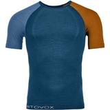 Ortovox 120 Comp Light Short Sleeve Herren petrol blue-