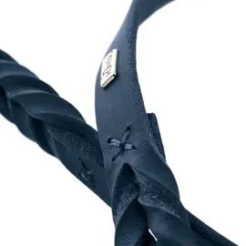 Hunter Verstellbare Führleine Solid Education cognac Leder, geflochten, robust, weich, Größe: 13/200