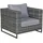 LC Garden VIVERA Sessel 92 x 87 x 73 cm anthrazit