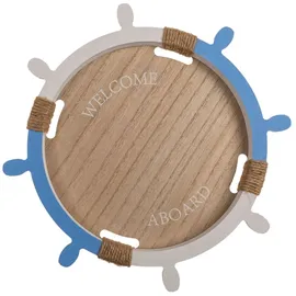 Out of the Blue OOTB Holztablett „Welcome Aboard“