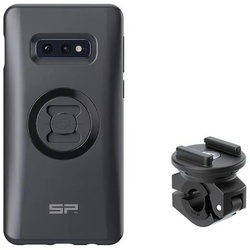SP Connect Komplettpaket Motorrad-Bundle am Rückspiegel montiert - Samsung S10E