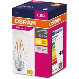 Osram LED-Birne 4W E27 warmweiß