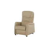 Hukla Relaxsessel Tobias Leder 75 x 102 x 88 cm Braun elektrisch