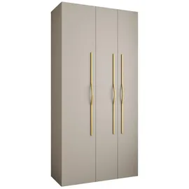 abiks möbel Drehtürenschrank COMO 120 x 245,5 x 40 cm Gold