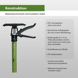 Baumarktplus 3x Türspanner Zargenspanner 57 - 117 cm Klicksystem Teleskopstütze Einhandstütze