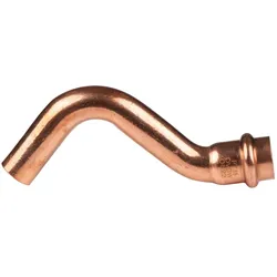 Kupfer Pressfitting Überbogen 15 mm Innen x Aussen V+M-Kontur DVGW