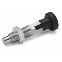 Ganter norm Ganter Normelemente GN 717-4-M6-CK-NI - Edelstahl-Rastbolzen, Silber,