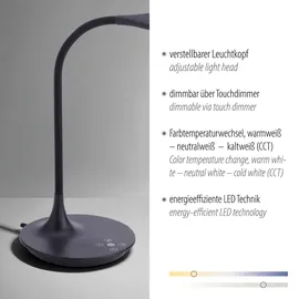 just light. Tischleuchte Schwarz